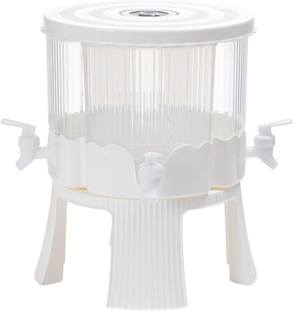 Bottiglia Distributore per Bevande con Tre Scomparti e Rubinetto a Push - 5,2 L