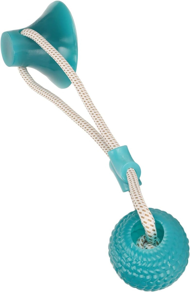 Giocattolo Interattivo da Tiro per Cani con Ventosa – Antinoia, Pulizia dei Denti, Morbido e Resistente