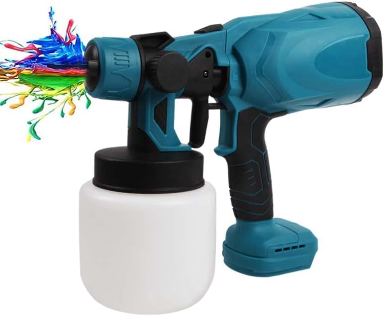 Pistola a Spruzzo Elettrica a Batteria con 3 Ugelli e Modalità di Spruzzo