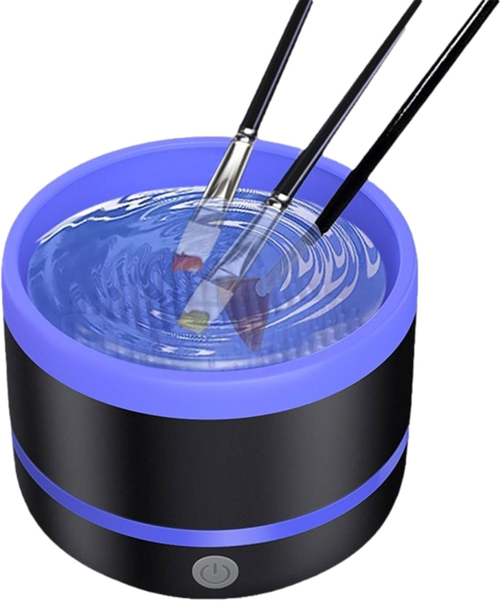 Macchina per la Pulizia dei Pennelli da Trucco con Rotazione 360° e Pulizia Profonda