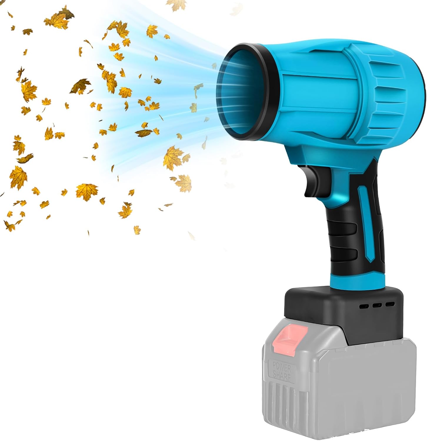 Soffiatore Senza Fili con Doppia Batteria 48V o 88V Turbo Ventola Portatile, Valigetta Inclusa