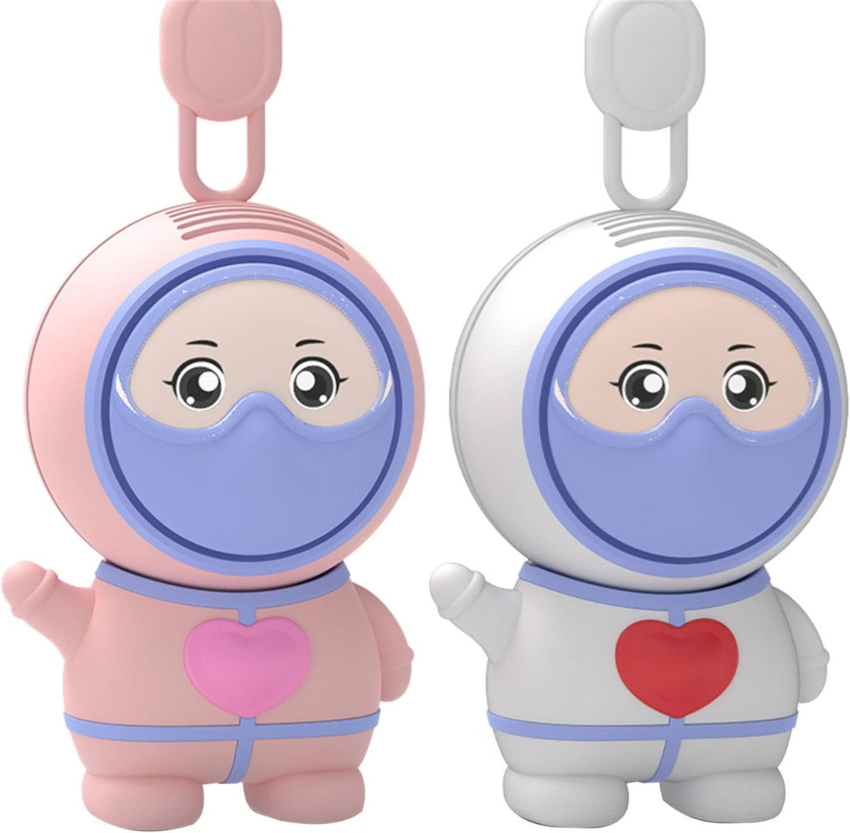 Ventaglio da Appendere al Collo con Cordino - Ventilatore USB Portatile con Rotazione a 360 Gradi