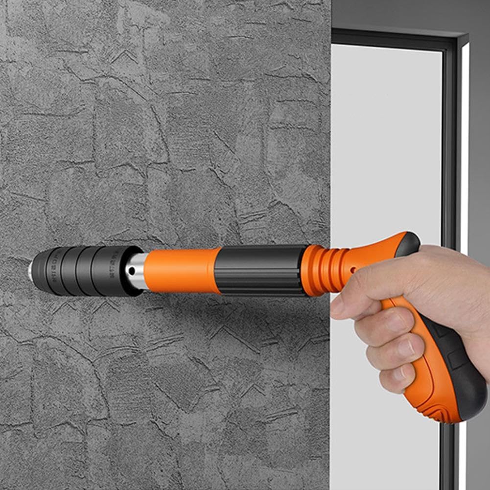 Pistola Manuale Sparachiodi Portatile con Silenziatore Regolabile per Muri e Cemento