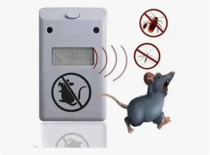 Dispositivo Repellente Ultrasuoni da Interno – Allontana Roditori, Topi, Ratti, Talpe, Formiche e Ragni