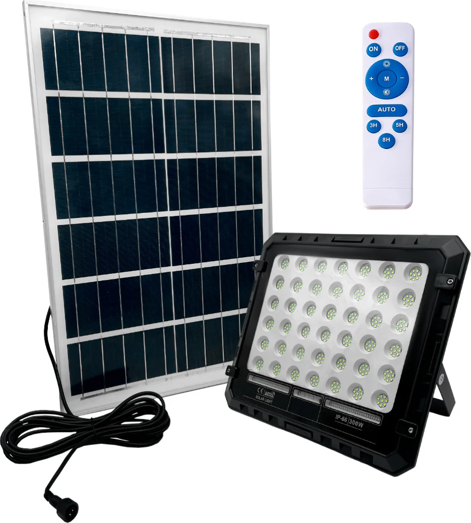 Faro LED con Pannello Solare - 50 Watt