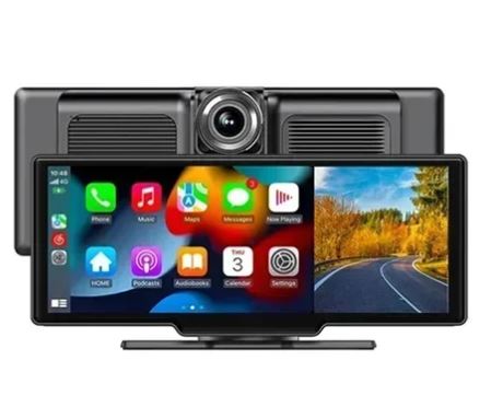 Monitor Universale per Cruscotto Auto da 10,5" con Bluetooth 4K Andowl Q-CA600 Nero