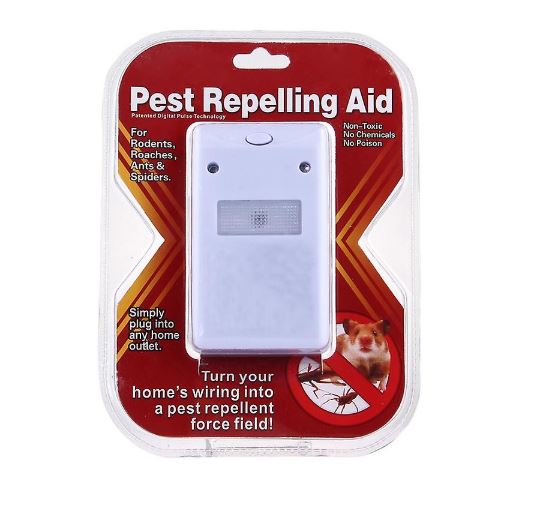 Dispositivo Repellente Ultrasuoni da Interno – Allontana Roditori, Topi, Ratti, Talpe, Formiche e Ragni