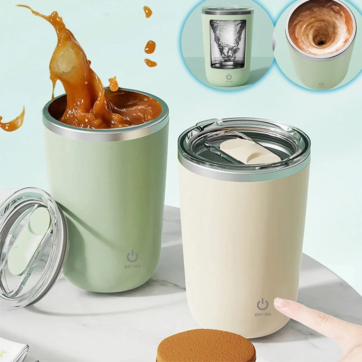 Tazza da caffè per mescolare, tazza di miscelazione automatica
