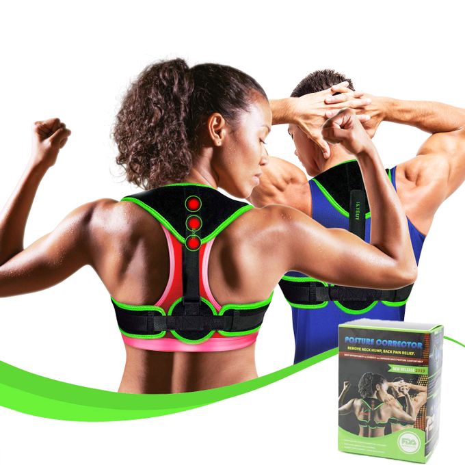 Correttore di Postura per Donna/Uomo, Cintura Magnetica per la Schiena Alta, Supporto per la Postura