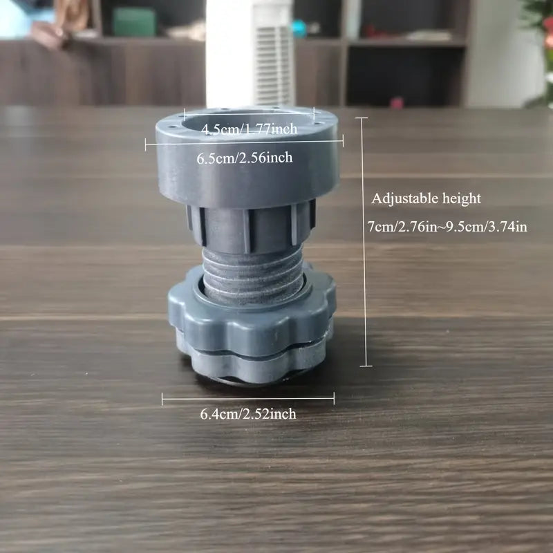 pz, cuscinetti regolabili per la lavatrice, anti vibrazione e anti scivolo, assorbimento degli urti, per frigorifero e lavatrice, finitura opaca, materiale plastico, sollevamento degli elettrodomestici | Aspetto elegante | Plastica resistente