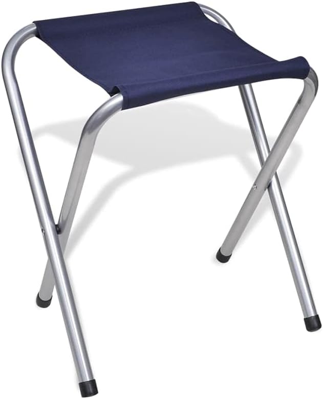 Set Tavolo da Campeggio Pieghevole con 4 Sedie – Altezza Regolabile, Richiudibile a Valigetta, per Esterno e Interno