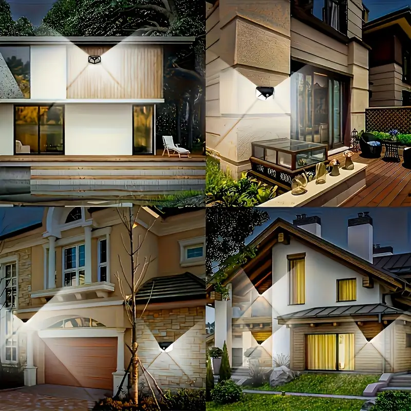 Faretto solare da esterno 100 led con sensore di movimento impermeabile 3 modalità