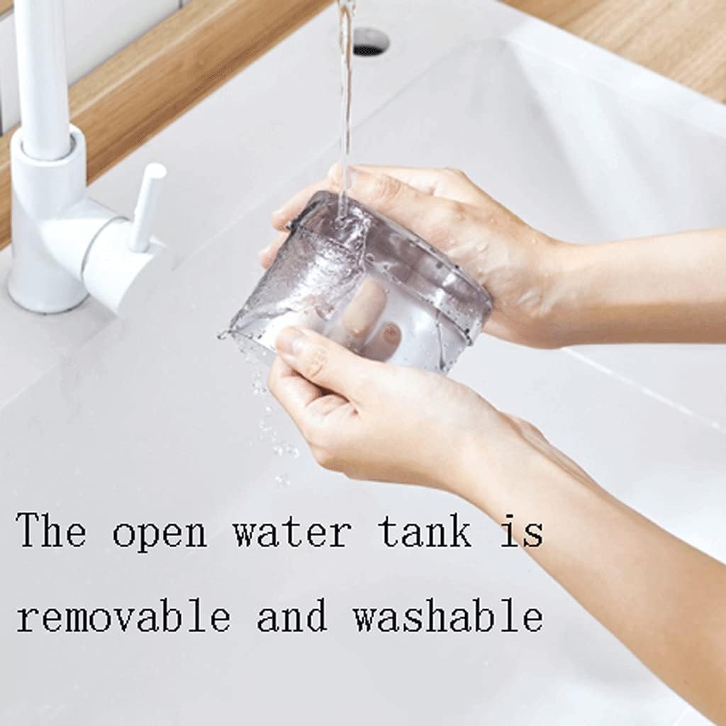 Ventilatore Ricaricabile con Nebbia di Ghiaccio e Luce Notturna – Ventilatore da Tavolo Portatile per Casa, Ufficio, Viaggi e Campeggio