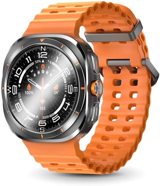 Smart Watch Galaxy Watch Ultra 47mm LTE Titanium  touch 1,43” con chiamate wireless, 100+ modalità sport, meteo, musica, assistente vocale e monitoraggio 24h