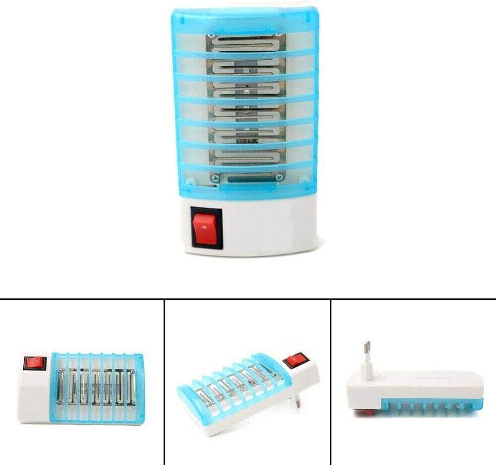 Lampada Zanzariera Elettrica 2 in 1 con Luce LED – Anti Zanzare per Interni ed Esterni, Silenziosa e Senza Prodotti Chimici