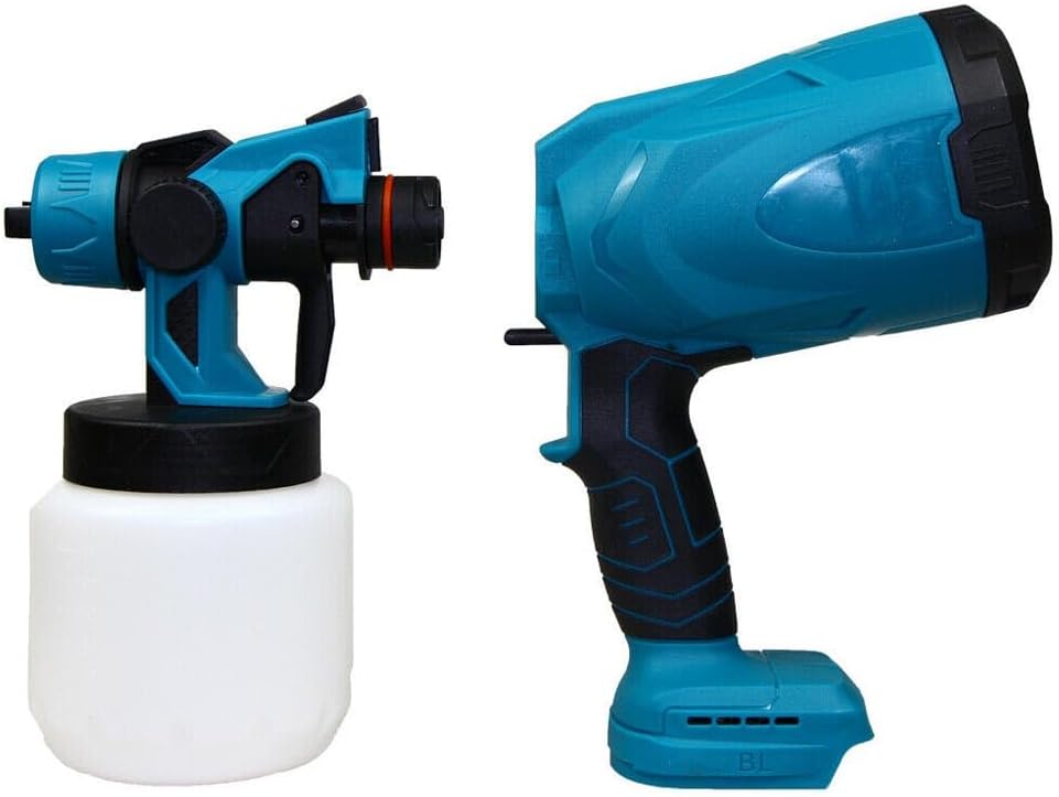 Pistola a Spruzzo Elettrica a Batteria con 3 Ugelli e Modalità di Spruzzo