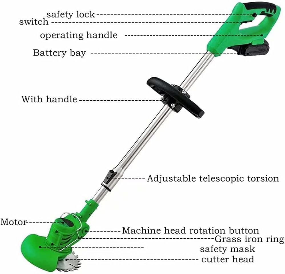Decespugliatore con 2 Batteria Multifunzione 3 in 1