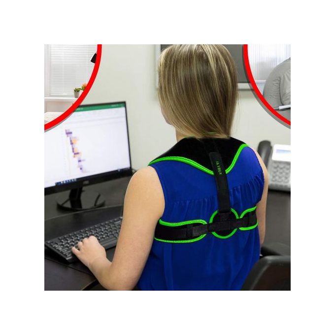 Correttore di Postura per Donna/Uomo, Cintura Magnetica per la Schiena Alta, Supporto per la Postura