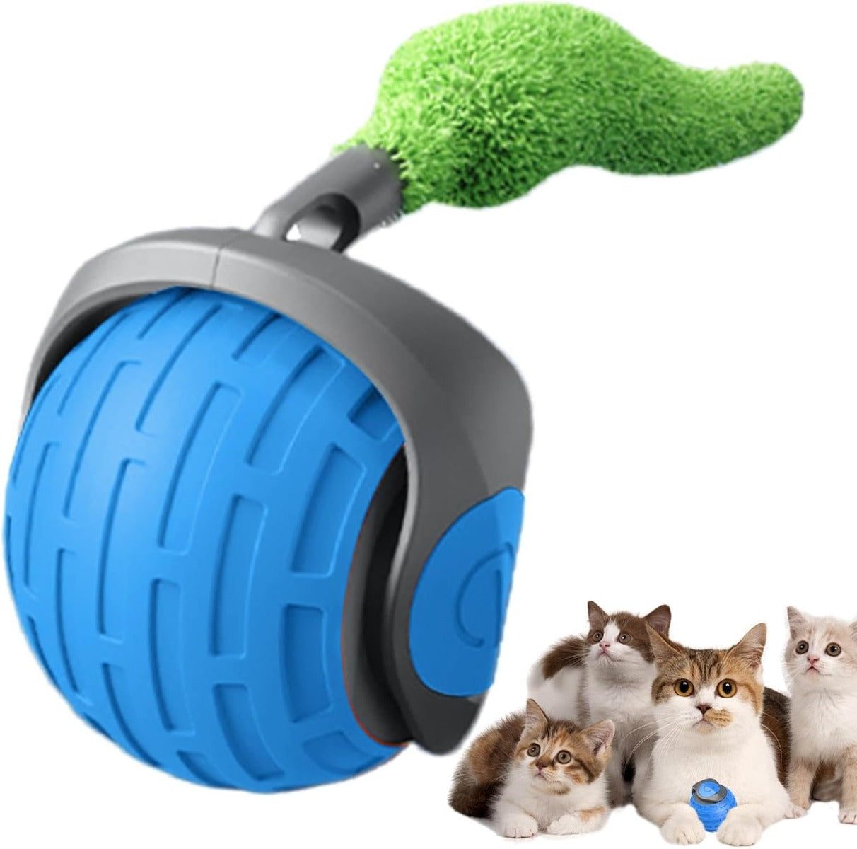 Palla Interattiva per Gatti e Cani, Giocattolo Automatico con Movimento Attivato, Perfetta per Gioco Indoor e Outdoor