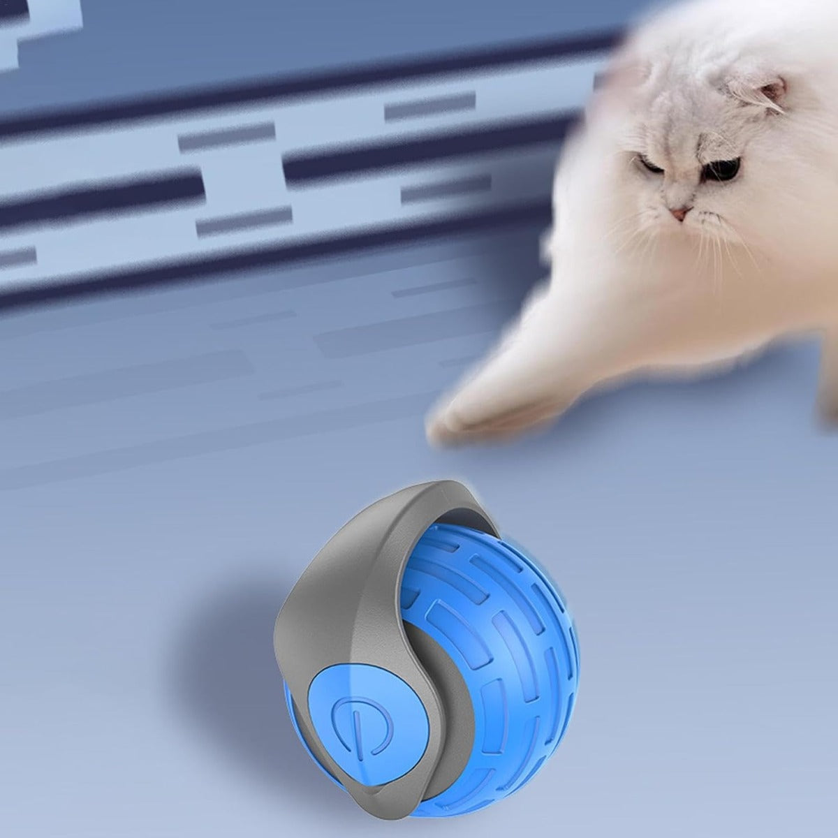 Palla Interattiva per Gatti e Cani, Giocattolo Automatico con Movimento Attivato, Perfetta per Gioco Indoor e Outdoor