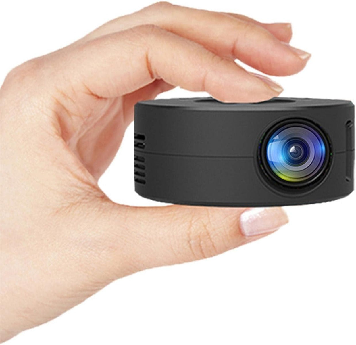 Mini Proiettore Portatile LED con Schermo Condiviso e Telecomando