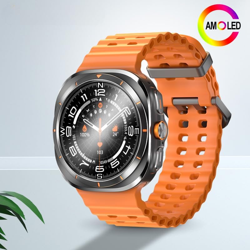 Smart Watch Galaxy Watch Ultra 47mm LTE Titanium  touch 1,43” con chiamate wireless, 100+ modalità sport, meteo, musica, assistente vocale e monitoraggio 24h