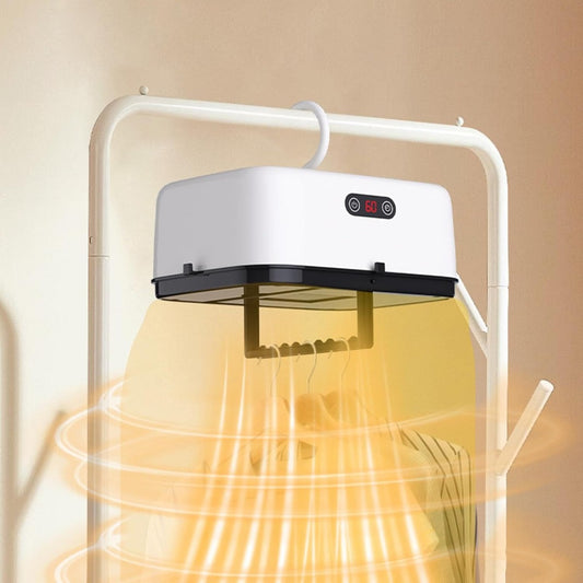 Asciugatrice Elettrica Portatile Pieghevole - Compatta e a Risparmio Energetico con Timer