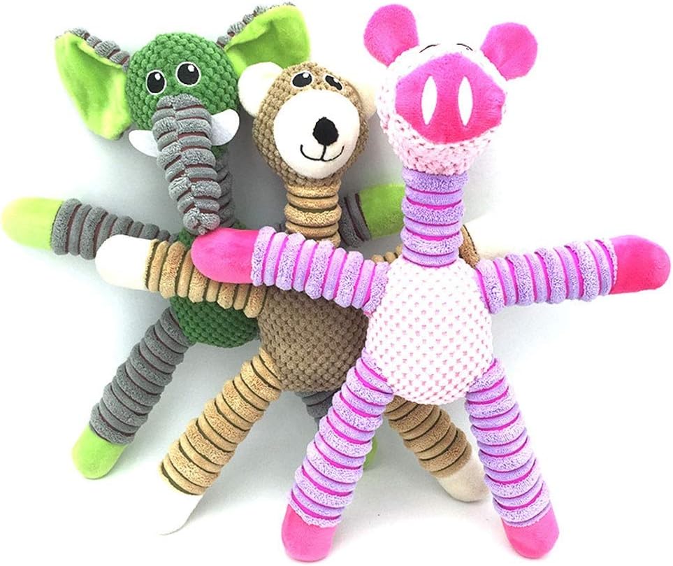 Giocattolo in Peluche per Cani – Morbido e Resistente al Morso con Suono