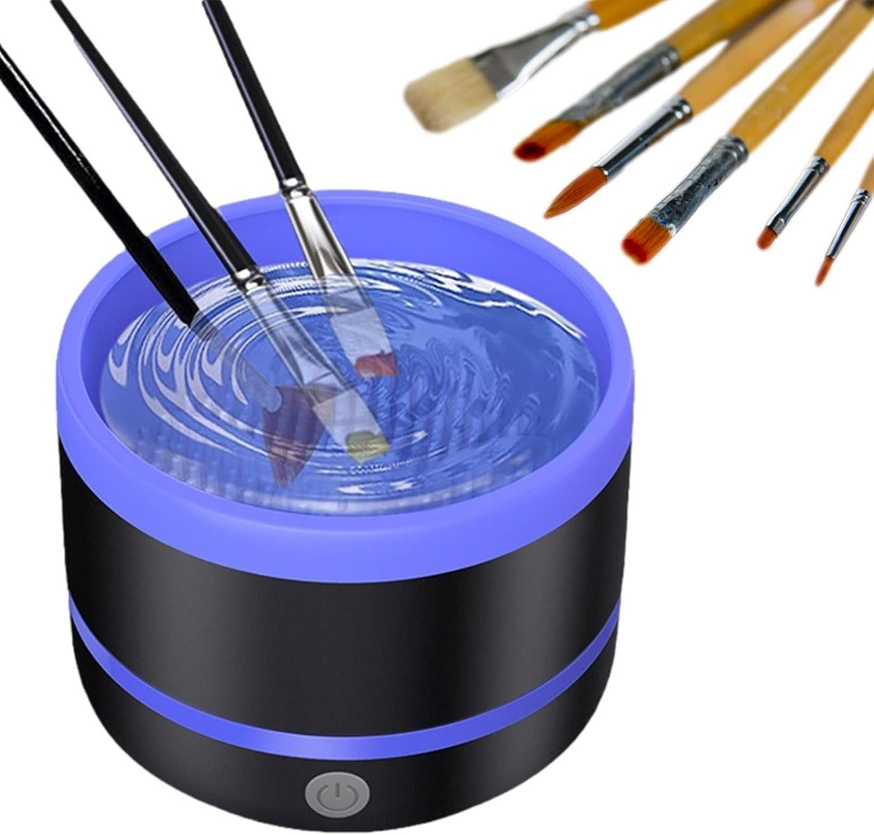 Macchina per la Pulizia dei Pennelli da Trucco con Rotazione 360° e Pulizia Profonda