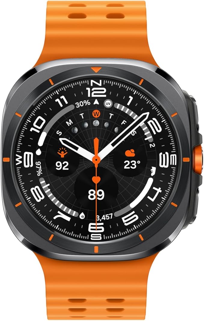 Smart Watch Galaxy Watch Ultra 47mm LTE Titanium  touch 1,43” con chiamate wireless, 100+ modalità sport, meteo, musica, assistente vocale e monitoraggio 24h