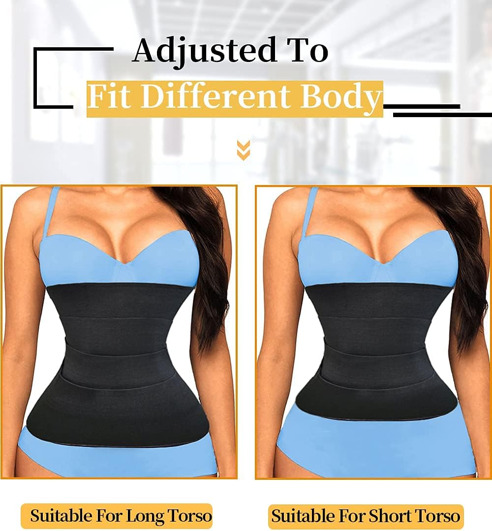 Nastro per Allenatore in Vita Invisibile per Donna, Fascia Regolabile per Perdita di Peso e Modellamento Corpo, Cintura Snellente per Pancia