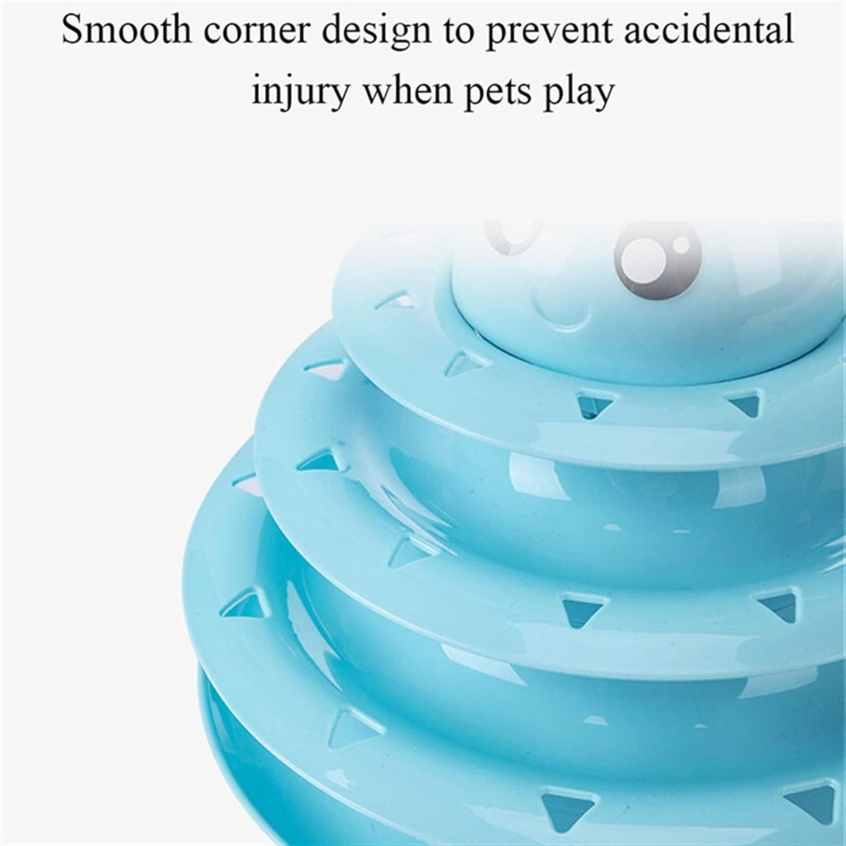 Torre a 3 Livelli per Gatti con Palline in Movimento – Gioco Interattivo Stimolante