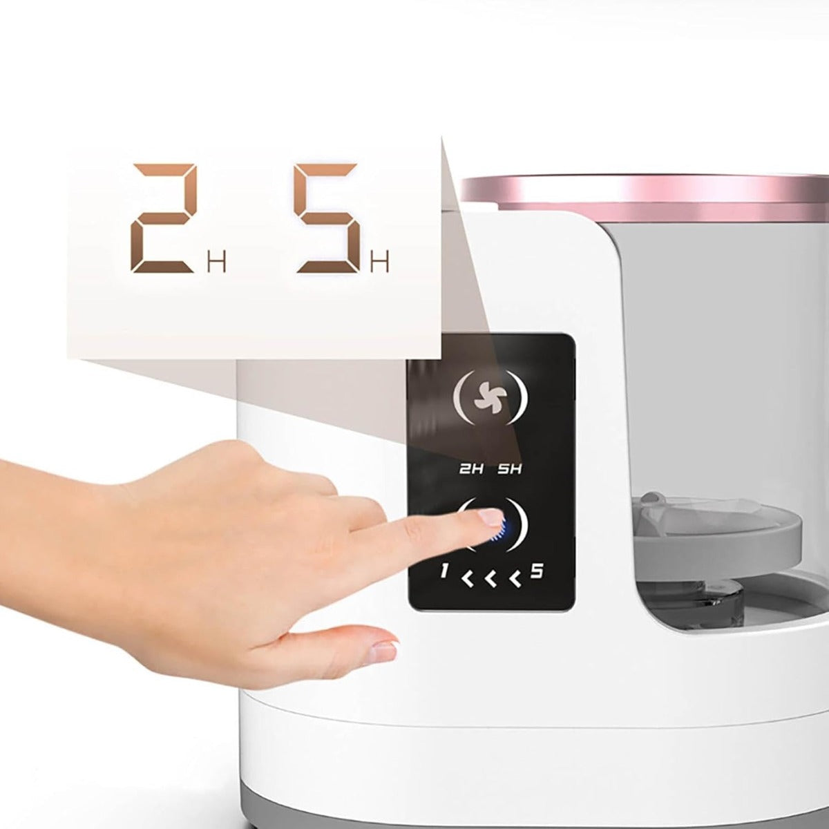 Macchina Elettrica 3 in 1 per Pulizia e Asciugatura Pennelli da Trucco