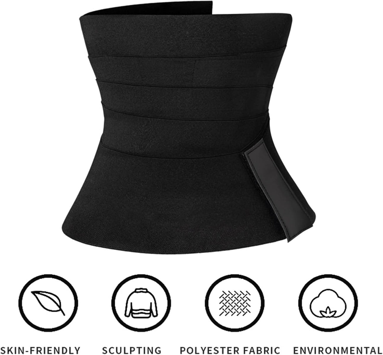 Nastro per Allenatore in Vita Invisibile per Donna, Fascia Regolabile per Perdita di Peso e Modellamento Corpo, Cintura Snellente per Pancia