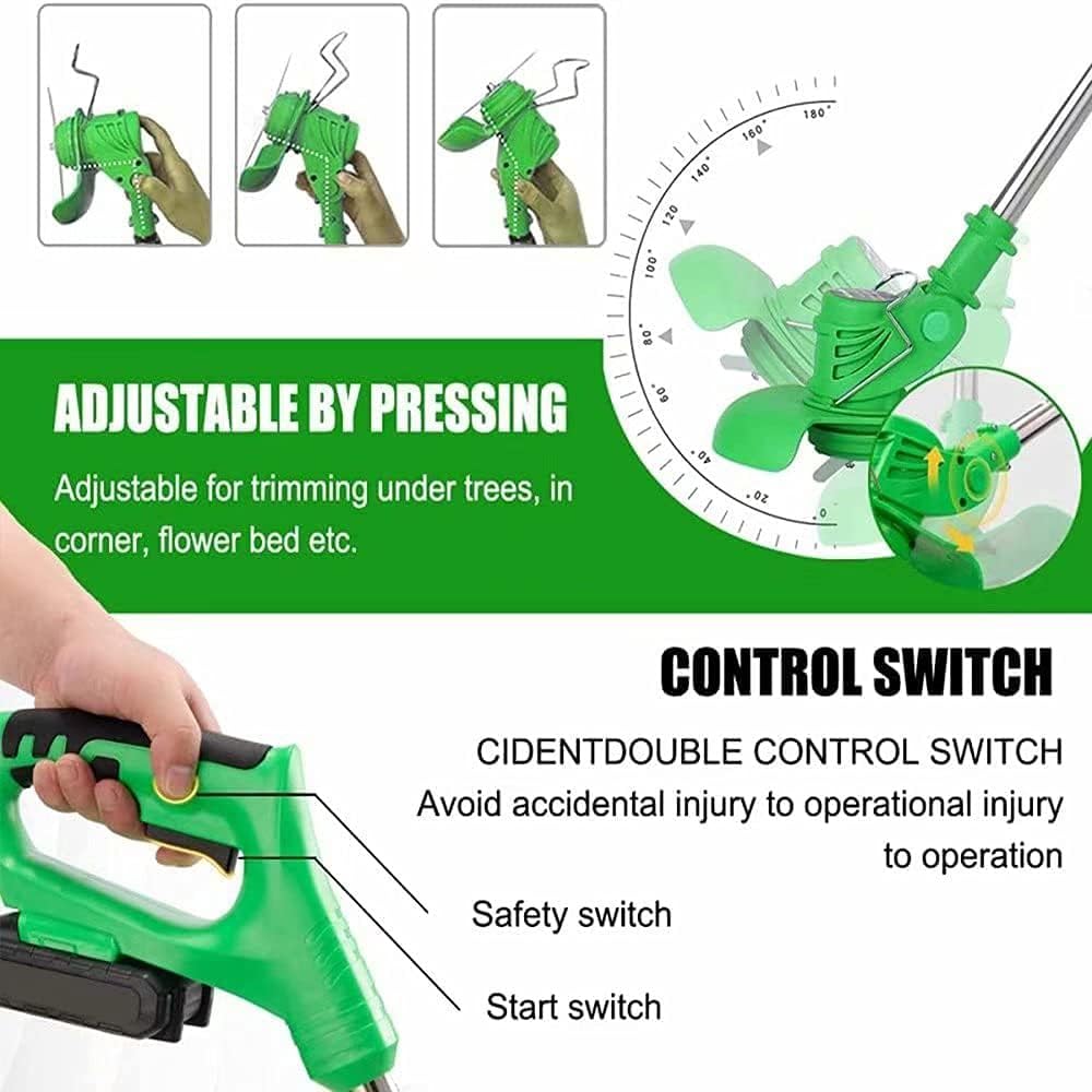 Decespugliatore con 2 Batteria Multifunzione 3 in 1