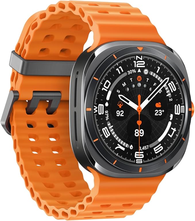 Smart Watch Galaxy Watch Ultra 47mm LTE Titanium  touch 1,43” con chiamate wireless, 100+ modalità sport, meteo, musica, assistente vocale e monitoraggio 24h