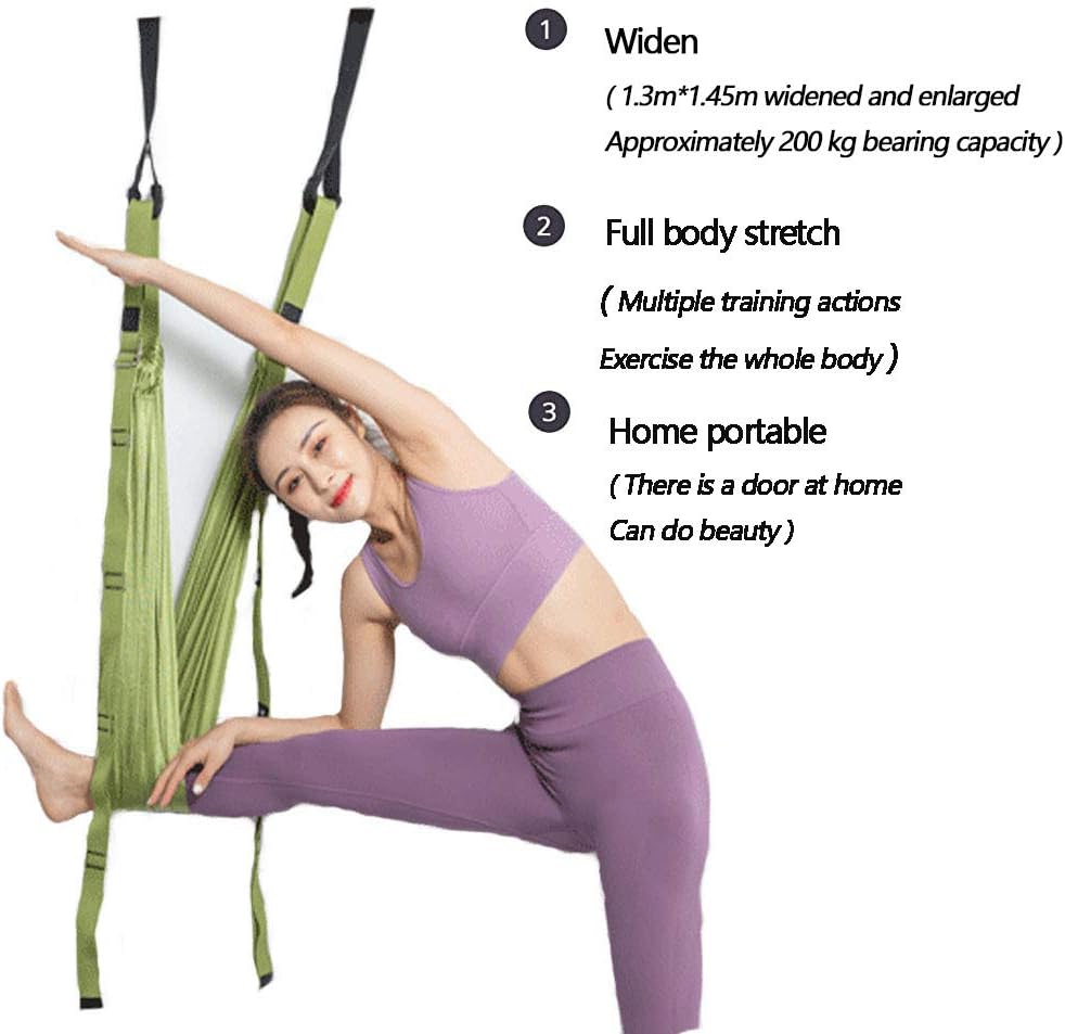 Cintura Yoga Aerea per Inversione e Stretching – Strumento per Esercizi di Flessibilità e Gravità