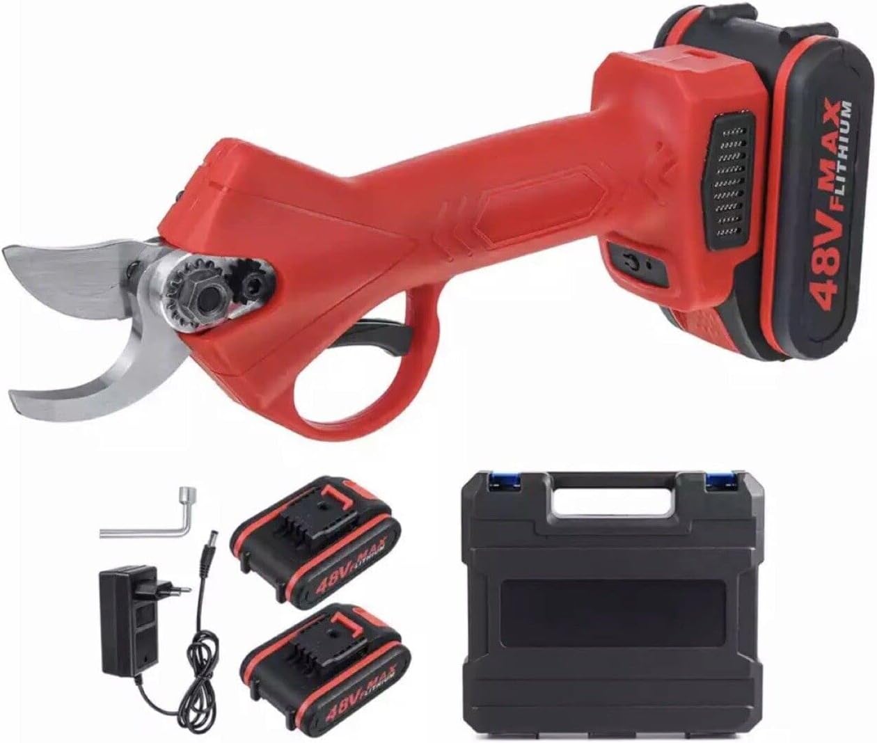 Forbice Cesoia Doppia Batteria 48V – Professionale per Potatura