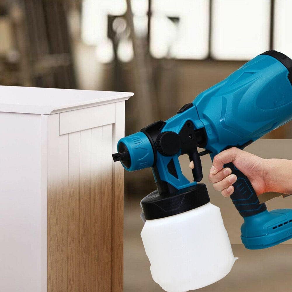 Pistola a Spruzzo Elettrica a Batteria con 3 Ugelli e Modalità di Spruzzo