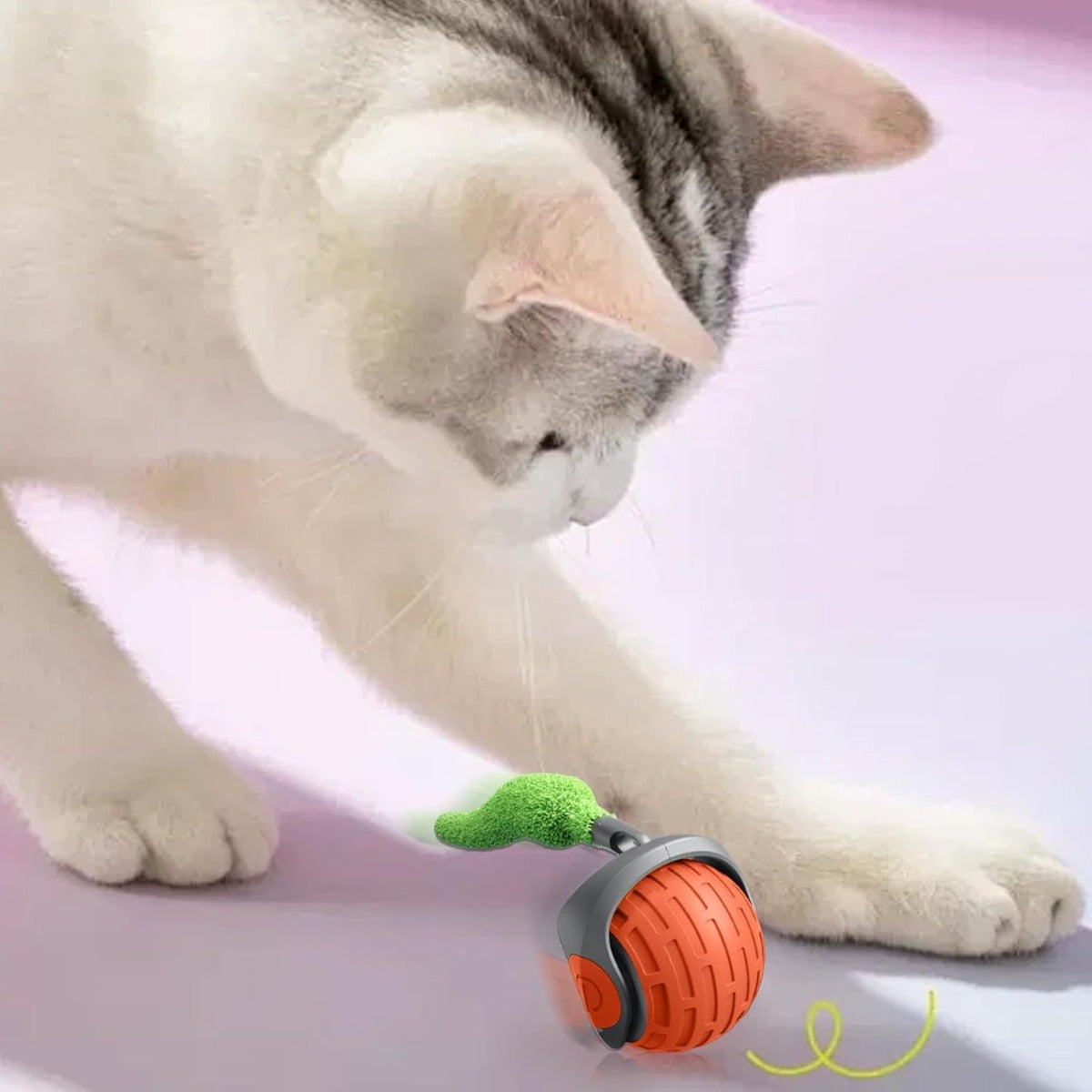 Palla Interattiva per Gatti e Cani, Giocattolo Automatico con Movimento Attivato, Perfetta per Gioco Indoor e Outdoor