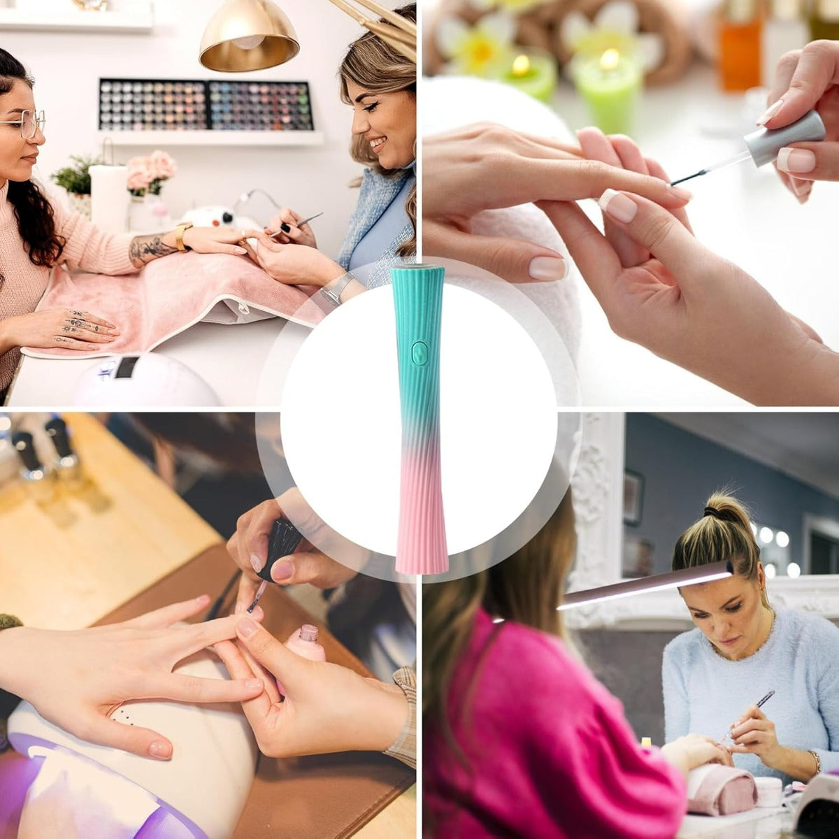 Lampada UV LED per Unghie in Gel – Polimerizzazione Rapida Portatile con Timer e Design Elegante