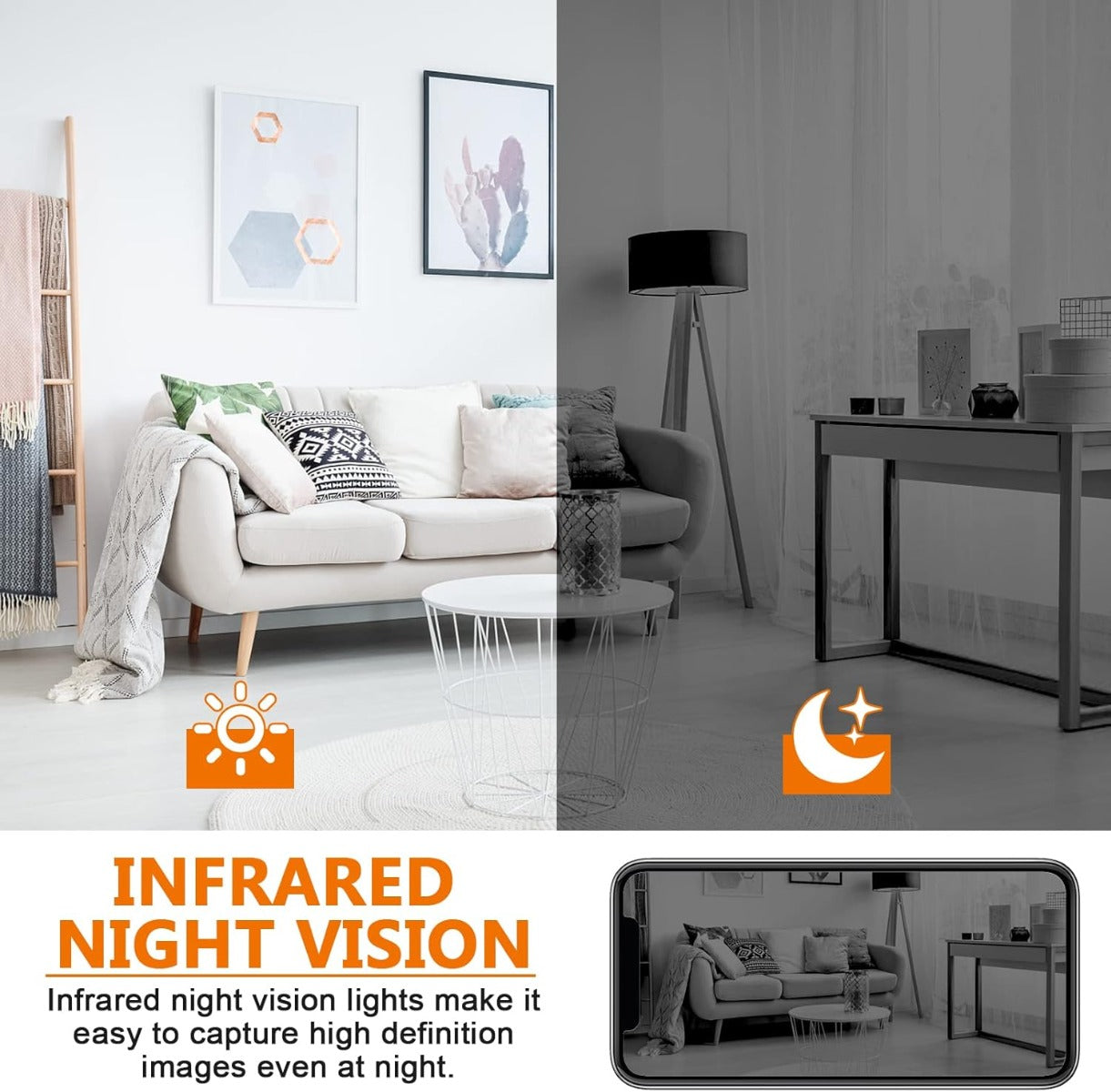 Telecamera Spia WiFi Orologio 1080P HD – Telecamera Nascosta con Monitoraggio Remoto, Visione Notturna e Rilevamento del Movimento