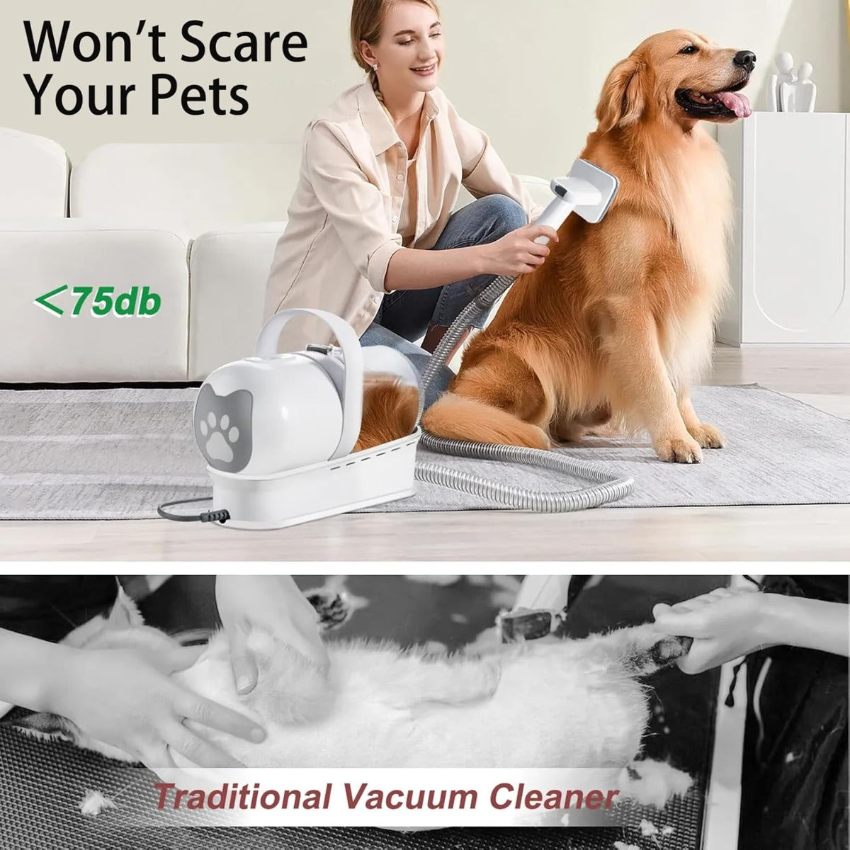 Kit Aspirapolvere per Animali Domestici 7 in 1