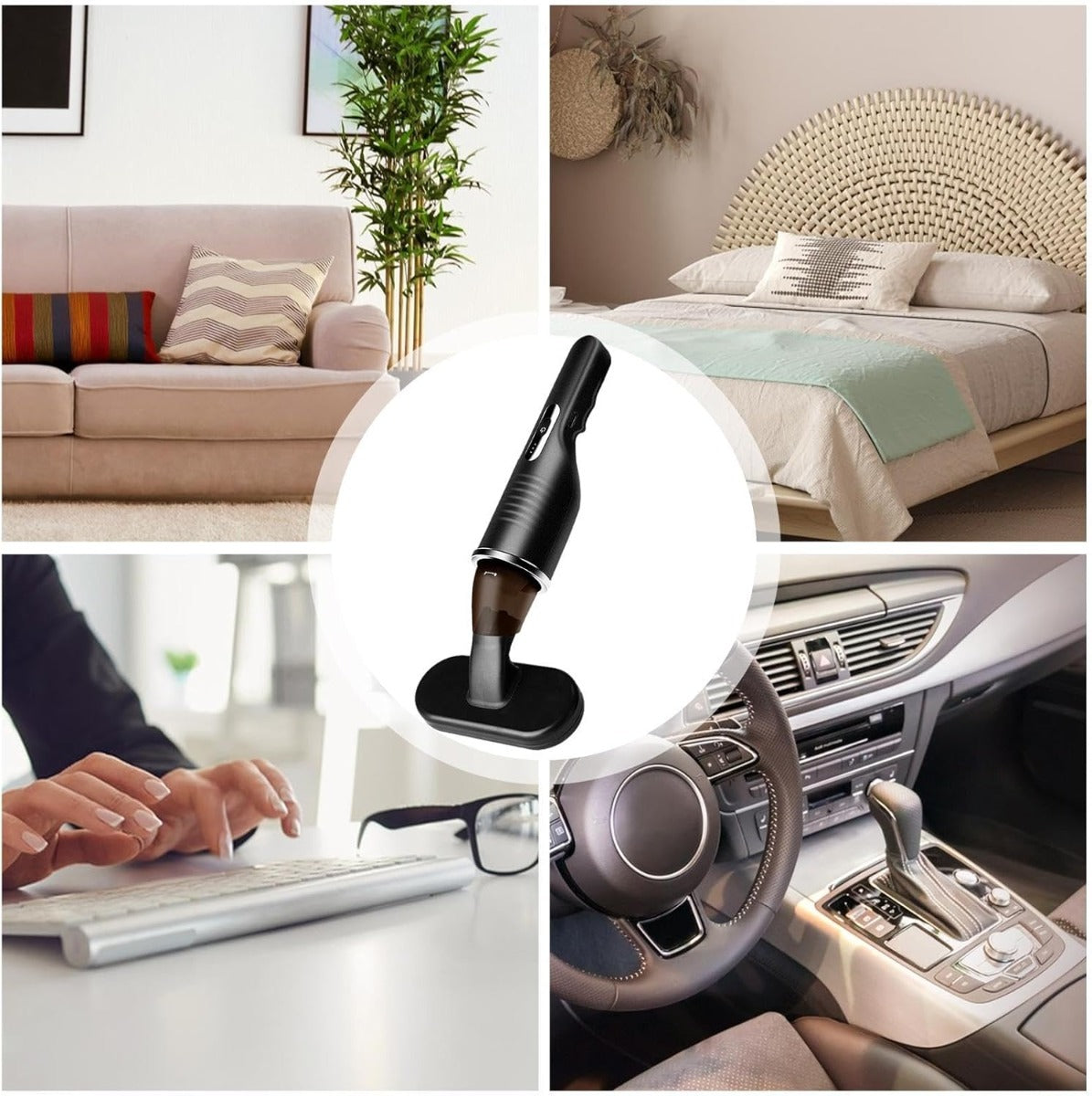 Aspirapolvere Portatile Senza Fili – Alta Potenza e Forte Aspirazione