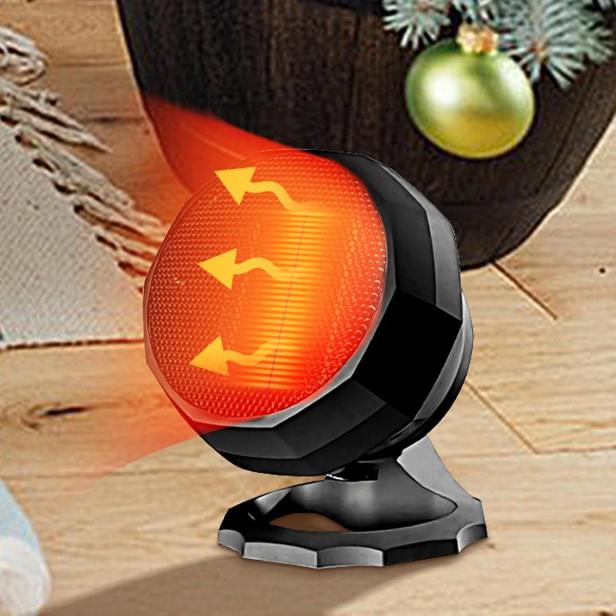 Stufa Elettrica da Tavolo 2000 W – Riscaldatore Portatile e Silenzioso con Riscaldamento Rapido per Ambienti Interni