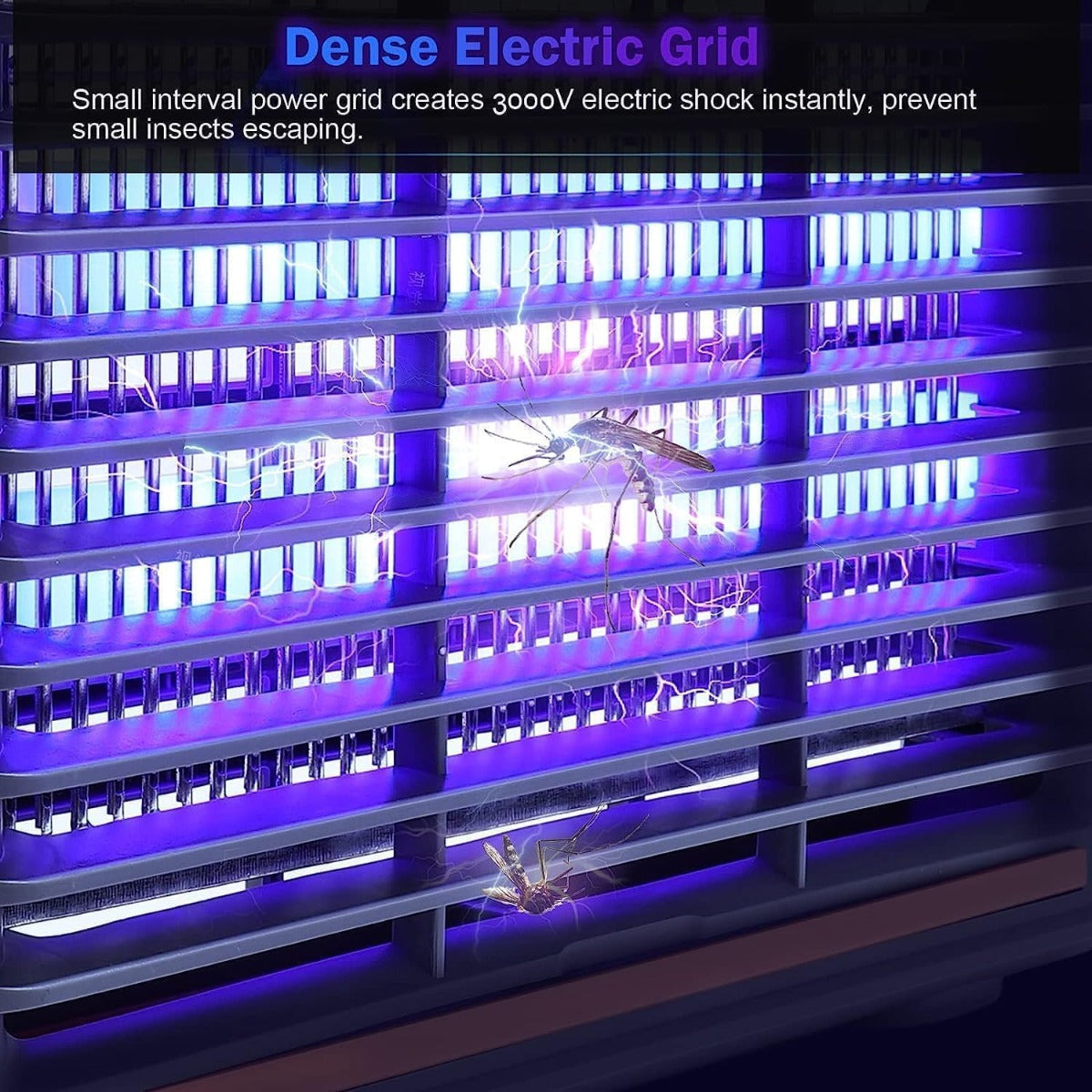 Lampada Antizanzare Elettrica – Zanzariera da Interno Portatile, Silenziosa ed Efficace (6W)