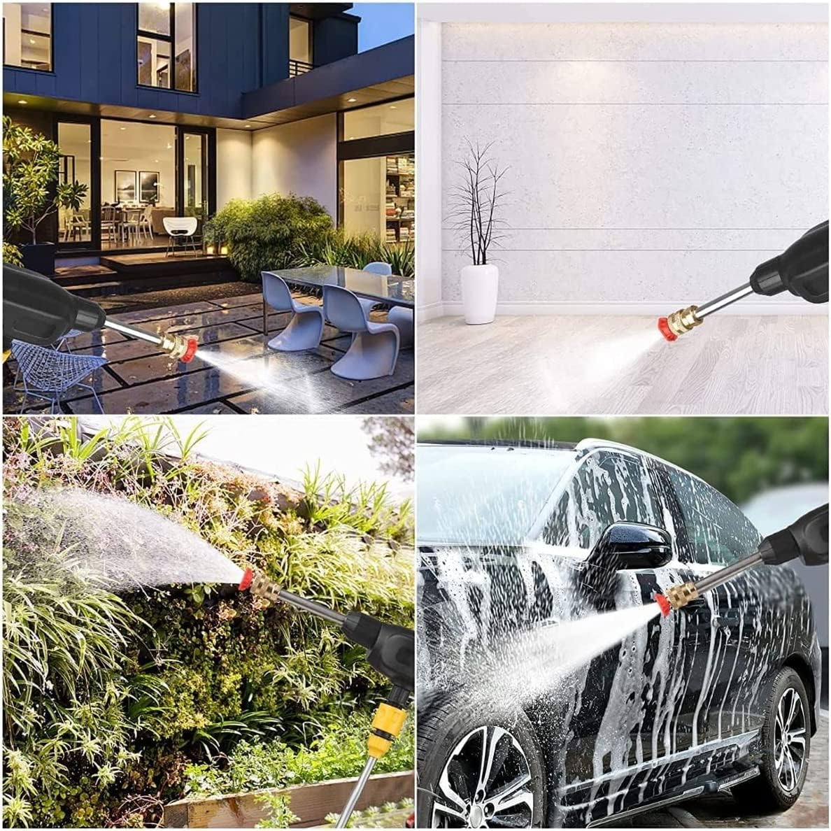 Idropulitrice a Doppia Batteria Portatile + kit valigetta.