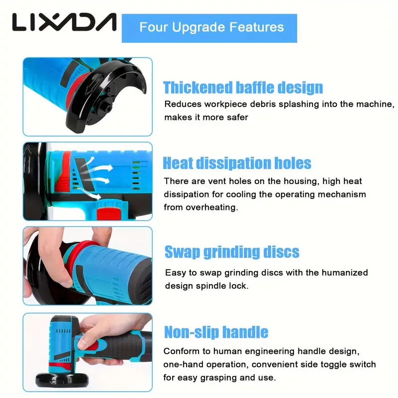 Mini flex smerigliatrice a batteria portatile litio Versatile e Compatto