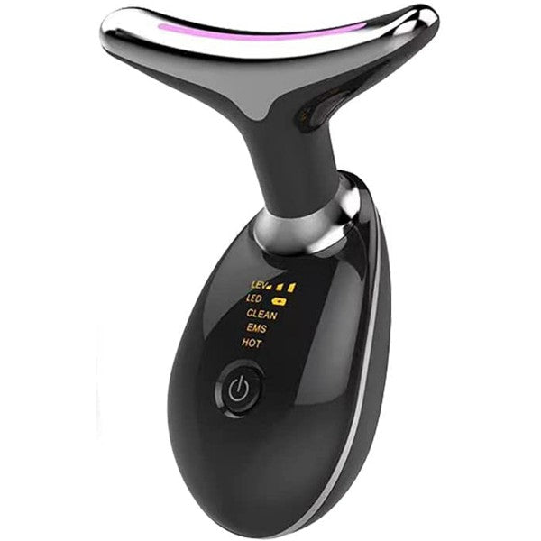 Dispositivo massaggiatore di bellezza antietà per collo viso ricaricabile