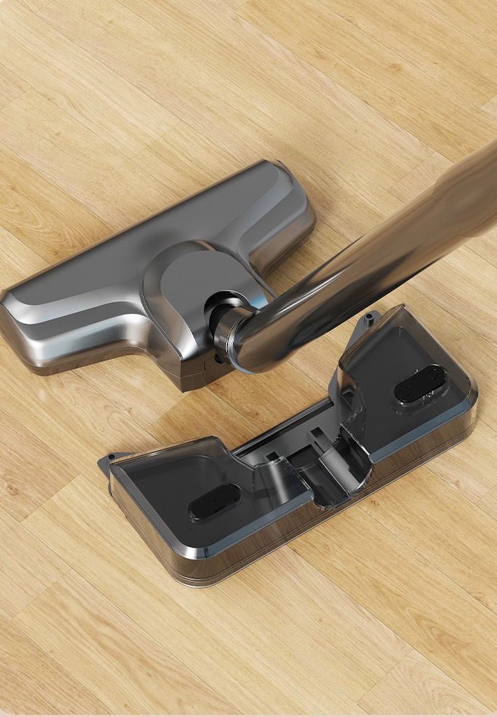 Aspirapolvere Senza Fili 4 in 1 con Sterilizzazione UV-C e Serbatoio per l'Acqua – Potente, Leggero e Silenzioso per una Pulizia Profonda e Sana